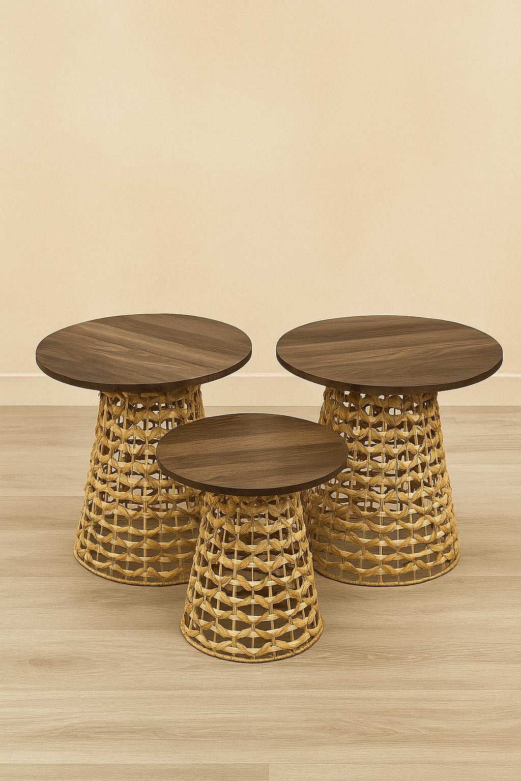 Rattan table