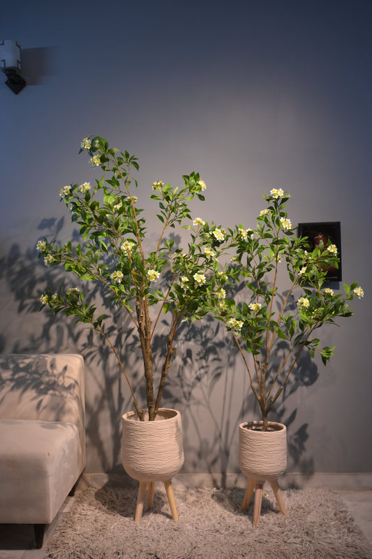 Artificial Flowering Tree without Tripod Planter - Multiple Sizes