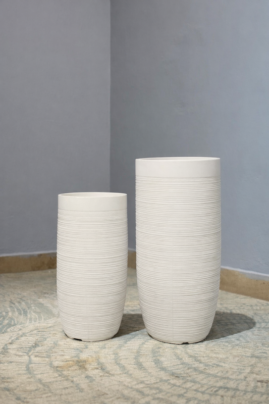 Slate Textured Tall Planters