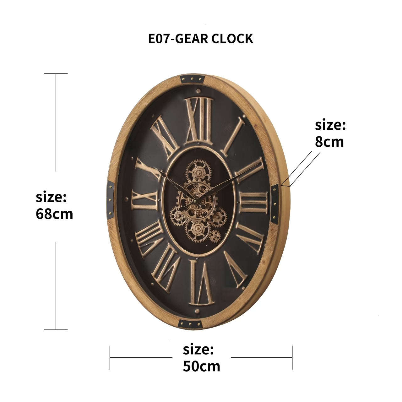 Round Wall Clocks & Decor