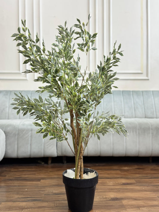 Artificial Variegated Ficus Tree
