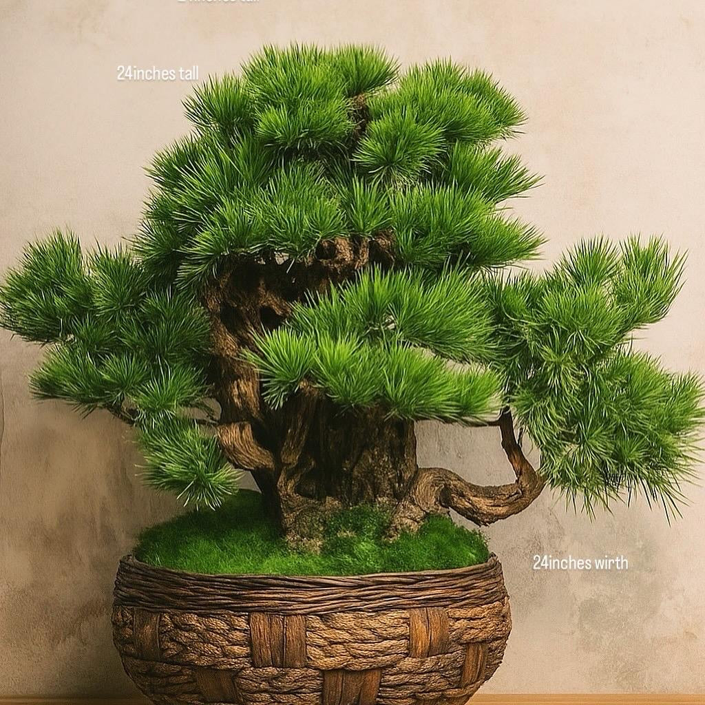 Premium Bonsai Tree – 24 Inch Tall | Decorative Indoor Plant for Home & Office