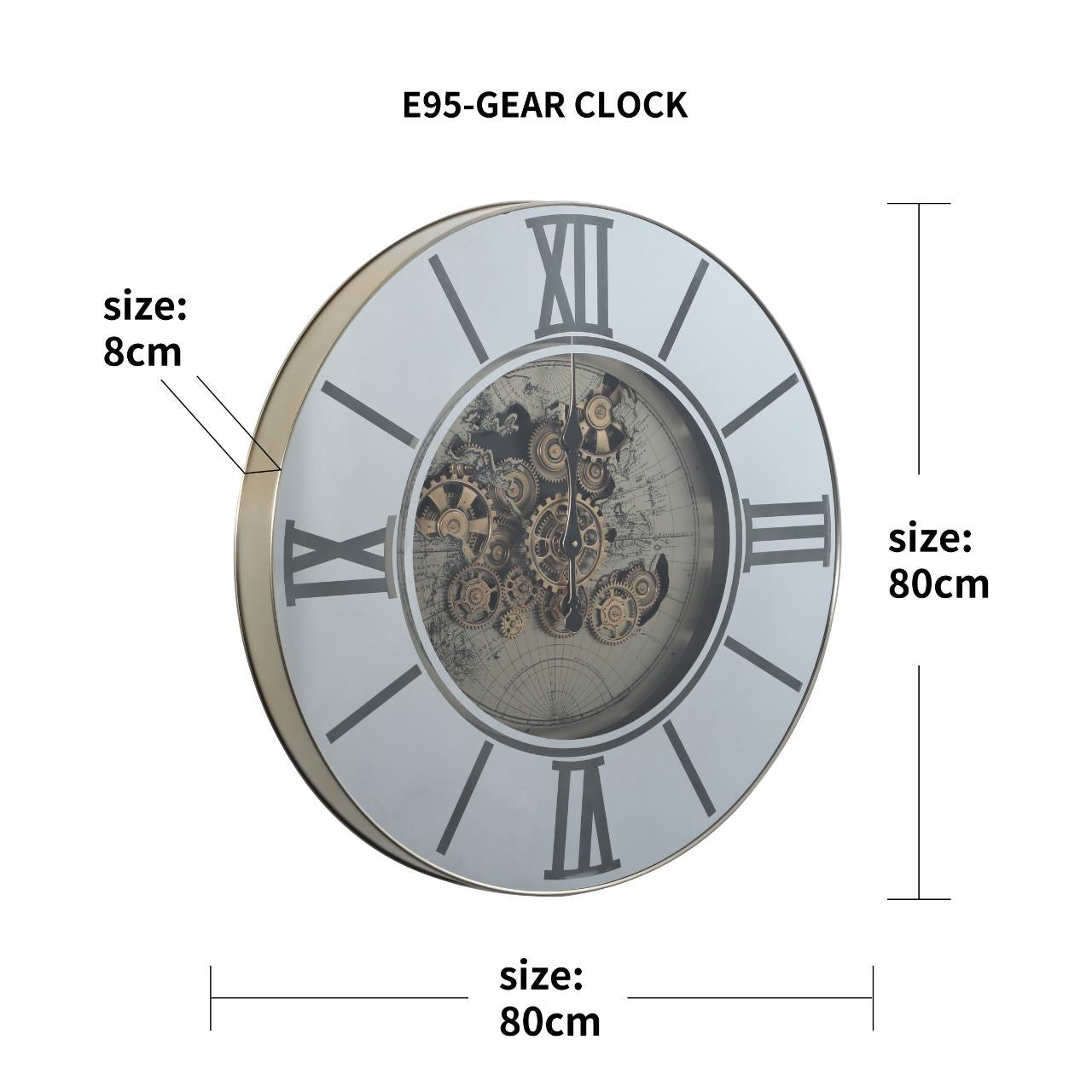 Imported Wall clock with LED light