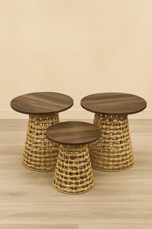 Rattan table