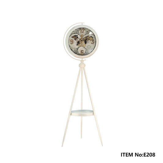 Imported standing  clock white