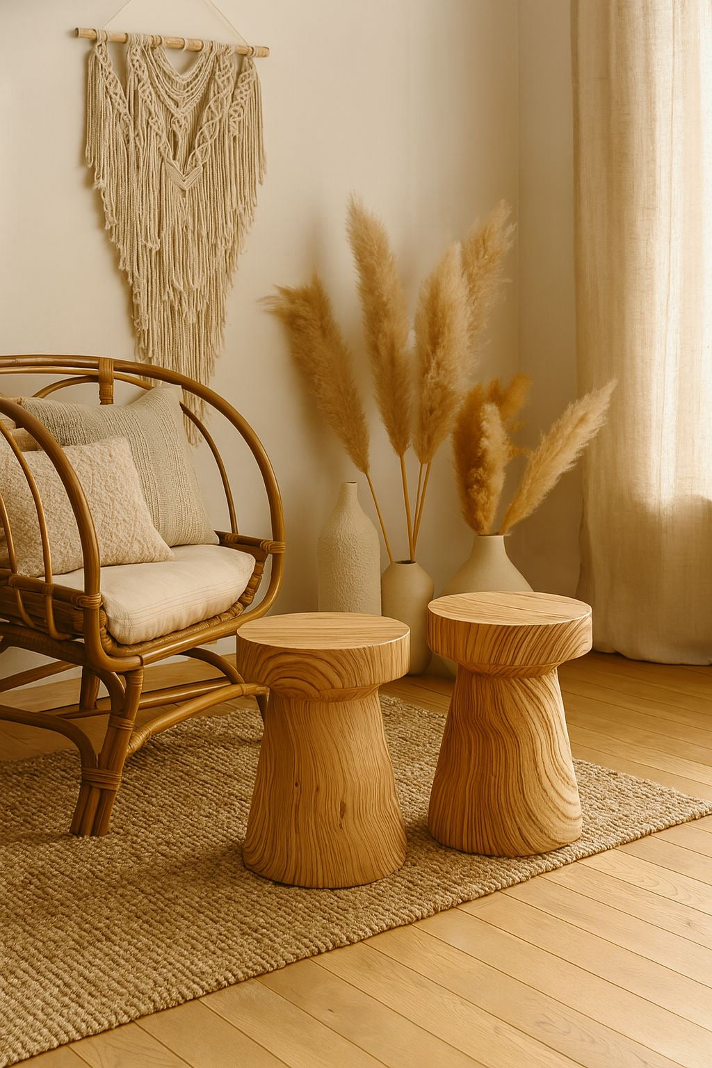 Wooden design Ceramic tables