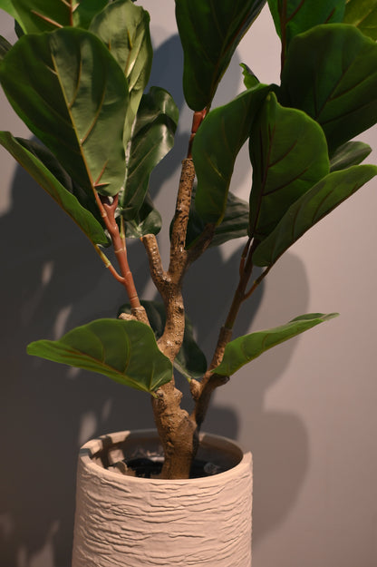 Chic Artificial Fiddle Leaf Fig Set without Planters