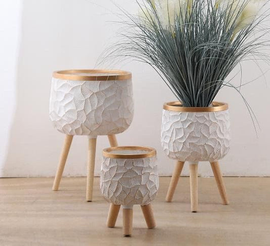 Imported ceramic 3 legs Planter