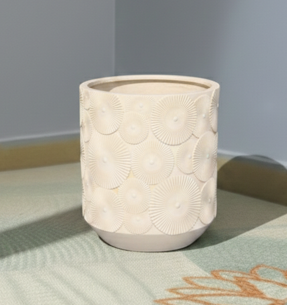 Sunburst Medallion Artisanal Planter