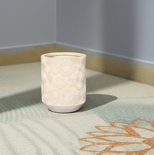 Sunburst Medallion Artisanal Planter