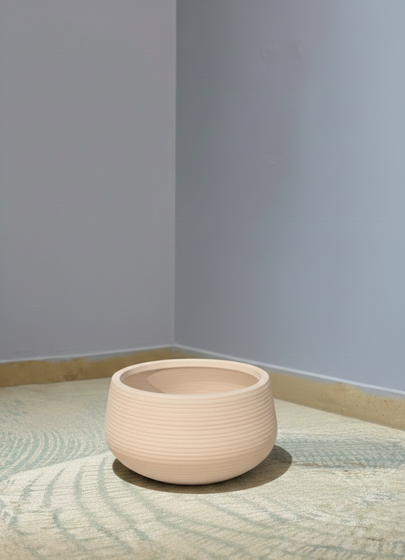 Horizontal Grooved Planter