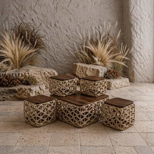Rattan tables
