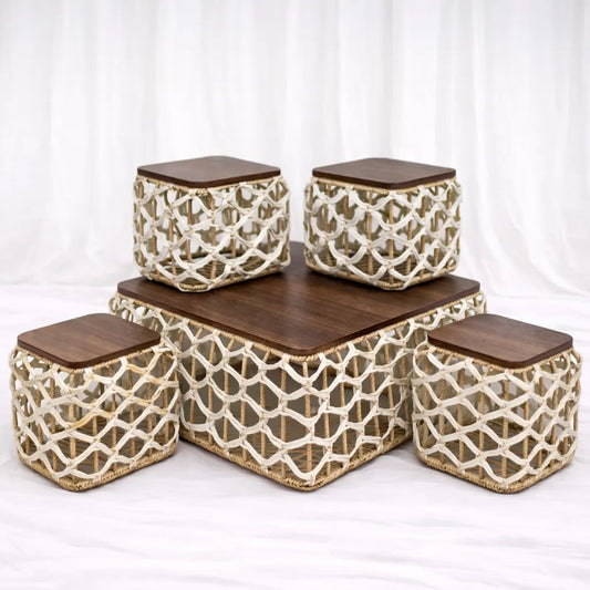 Rattan tables