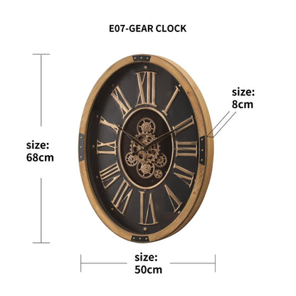 Round Wall Clocks & Decor 