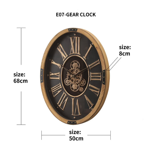 Round Wall Clocks & Decor 