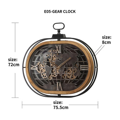 Luxury Gear Wall Clock