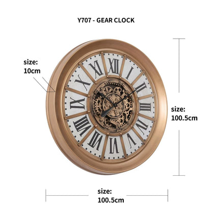 Industrial/vintage-inspired clock range