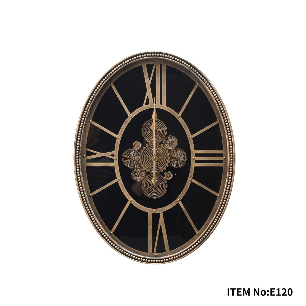 Black Foster Clock - Elegant Timepiece for Home Decor 