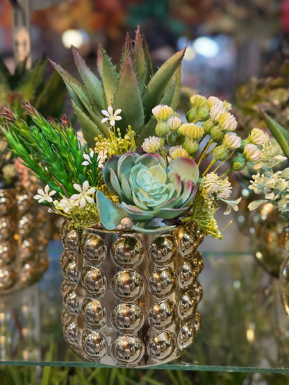 Pineapple Bowl Flower Pot Gold Home Decor Modern Plant Holder Pots Indoor