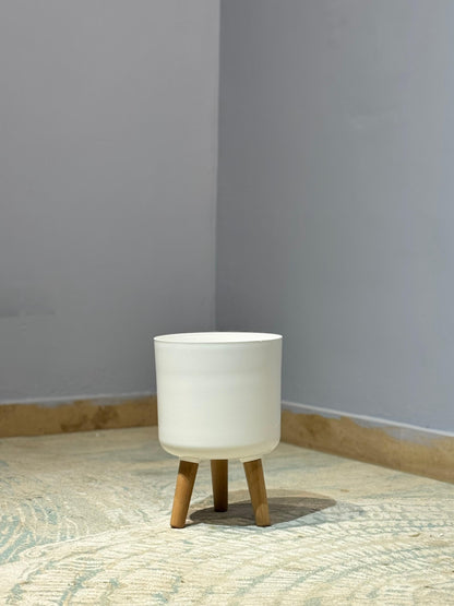 Tripod Planter in White color