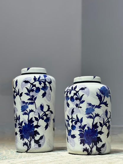 Blue and White Ginger Jars