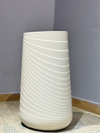 PVC Imported Planter in White