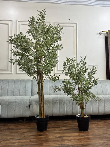 Artificial Variegated Ficus Tree