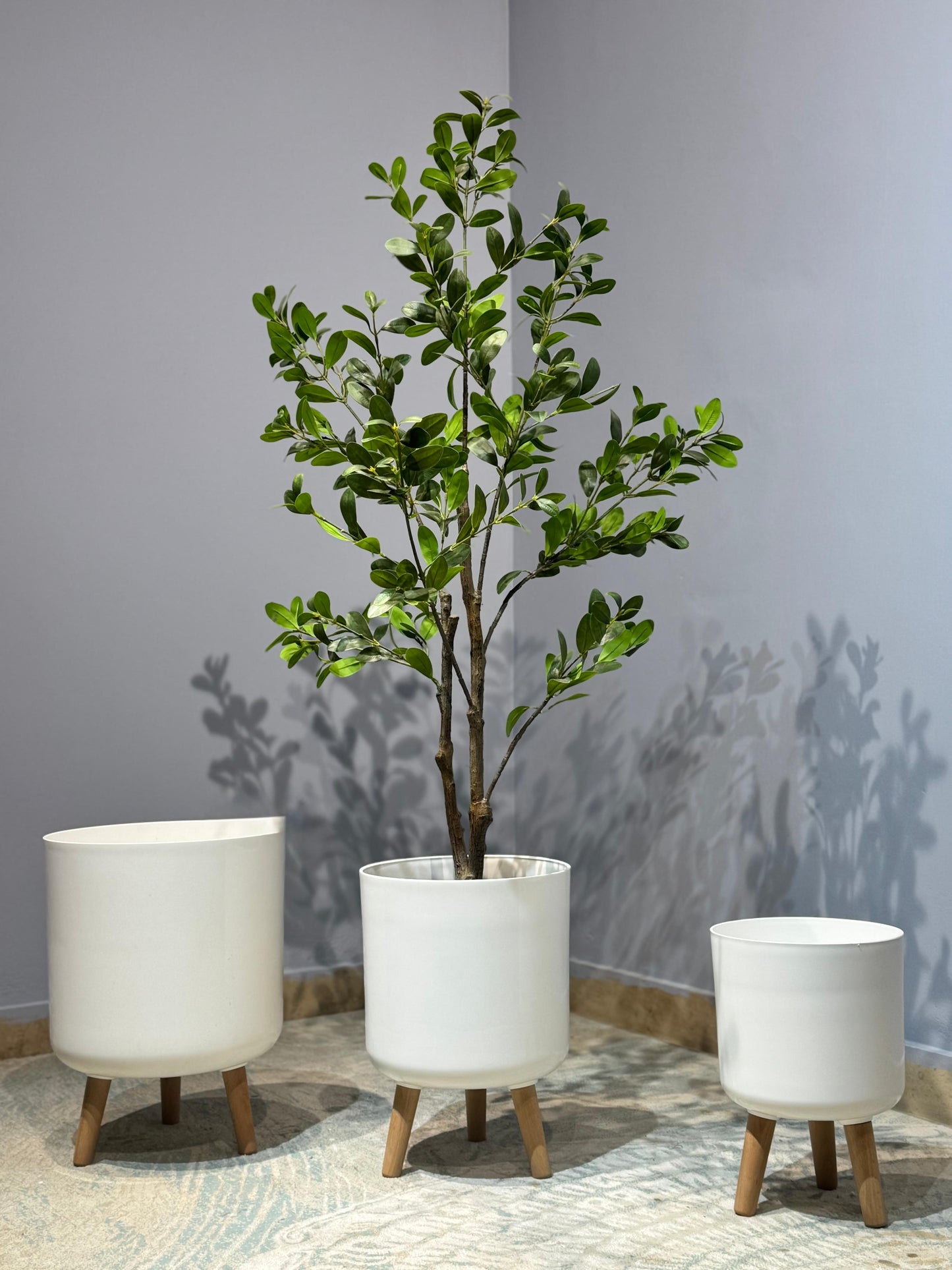 Tripod Planter in White color